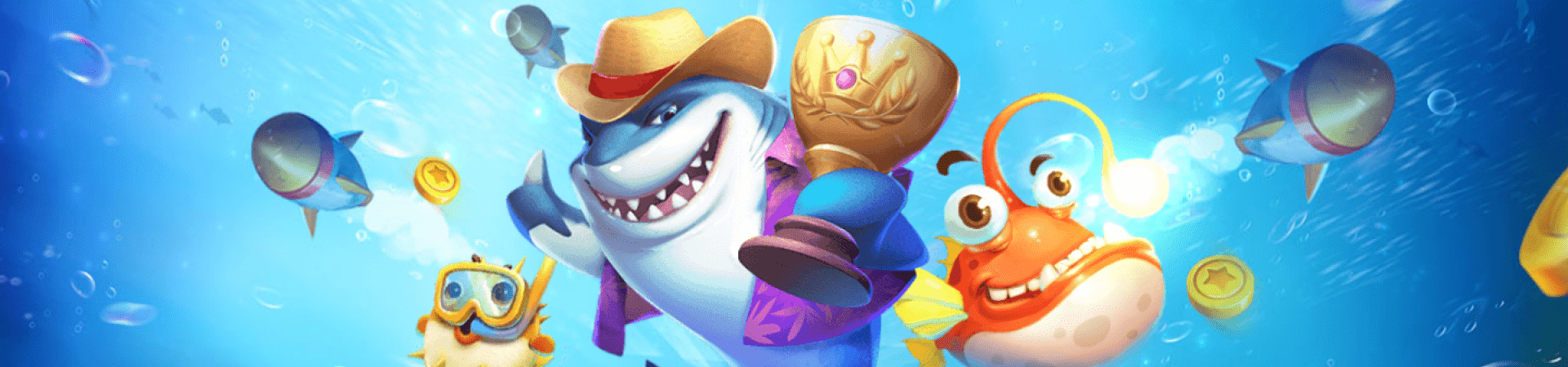 ภาพการเล่นเกม TPG Fishing Gold 360 แสดงมุมมอง 360 องศา